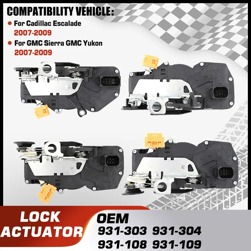 

Car Central Door Lock Actuator Latch Module Motor Mechanism For Cadillac Escalade GMC Sierra 1500 2500 HD 3500 HD GMC Yukon XL