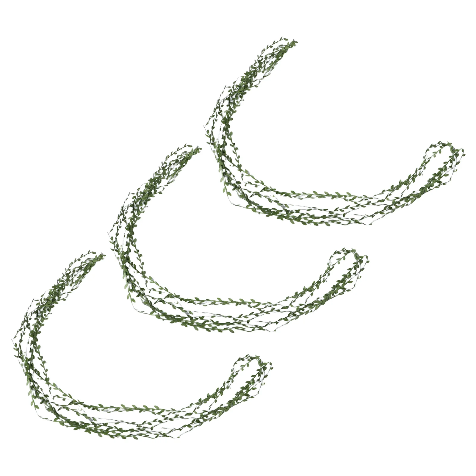 

3pcs Artificial Willow Vines 20m Green Plant Decoration Soft Fabric Leaves for Wreath Garland Wall Decor Indoors Outdoors
