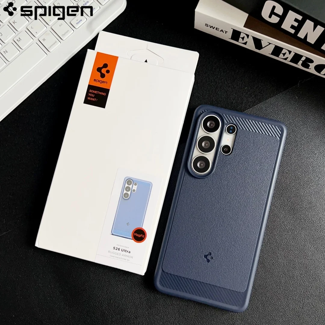 Funda de teléfono suave magnética mate Spigen TPU para Samsung Galaxy S26 Ultra S26 Plus S26 para Magsafe, cubierta resistente a prueba de golpes
