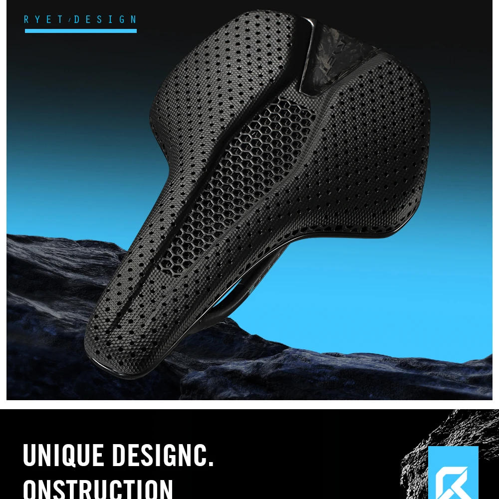 2026 RYET Fahrradsattel 3D-Gedruckter Radsitz-Polster 7x9mm Carbon Rennrad Mountainbike Gravel MTB Sattel Fahrradteile – Detail 10