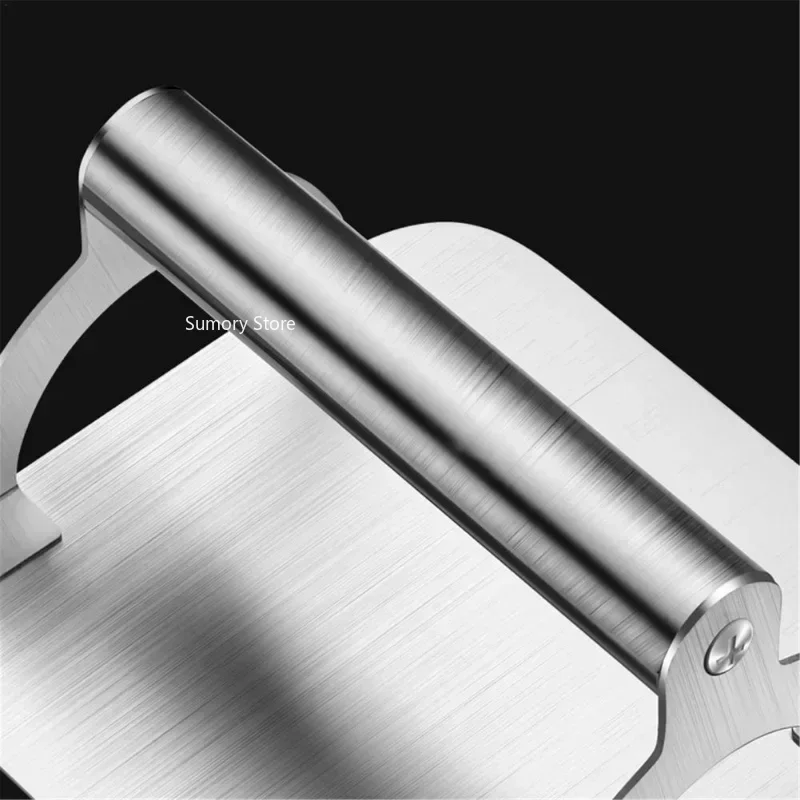 الفولاذ المقاوم للصدأ اللحوم الصحافة الشواء لوحة من الحديد الحبار ستيك همبرغر المنزلية التجارية دليل كعكة الصحافة اللحوم الصحافة