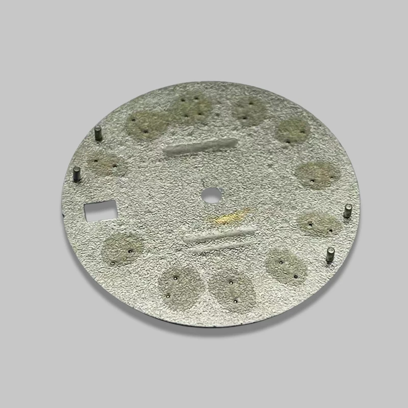 Esfera de 28,5 mm compatible con accesorios de modificación de reloj luminoso verde calibre NH35/NH36