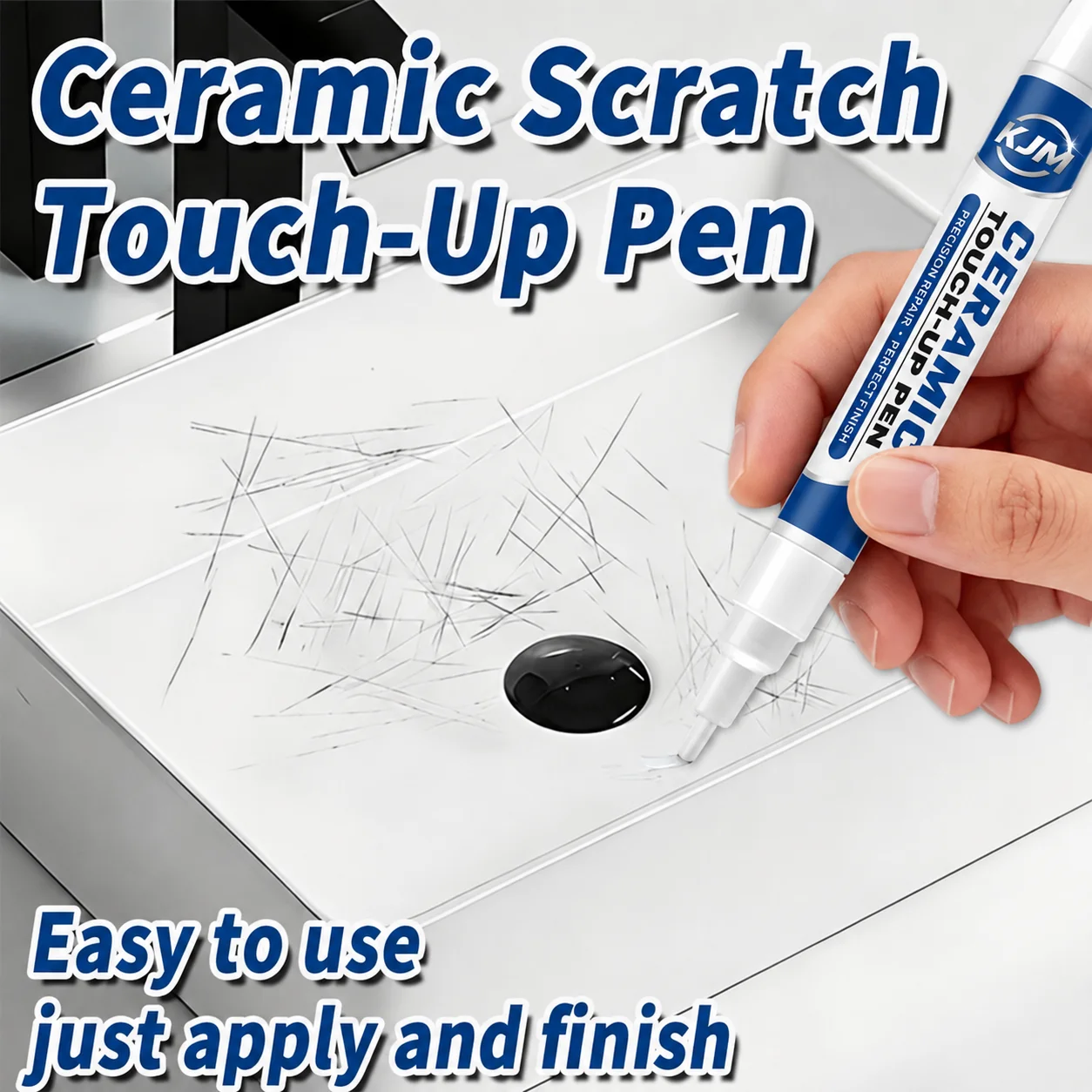 Ceramic Correction Pen Scratch Black Mark Repair For Washbasin Bathtub Toilet Floor Teapot Glaze Renovation Tool