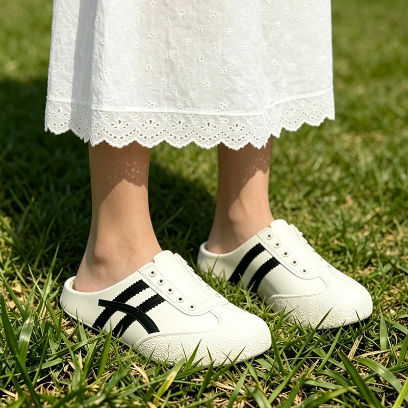 Paar-Set Übergrößen Wasserdichte EVA Pantoletten Damen Sommer 2026 Markendesign Patchwork Dicke Sohle Clogs Damen Strandsandalen