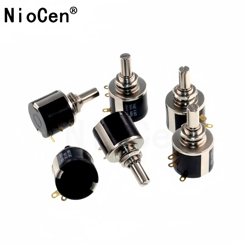 (1PCS)Precision multi turn wire wound potentiometer 2W 1K/2K/5K/10K/20K/50K/100K/100R/200R/500R