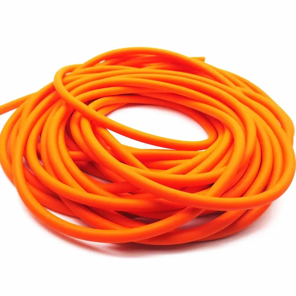 1842 ملحقات الفرقة المطاطية البرتقالية، الأربطة المطاطية الأنبوبية للصيد في الهواء الطلق، الأربطة المطاطية للرماية من مقلاع DIY