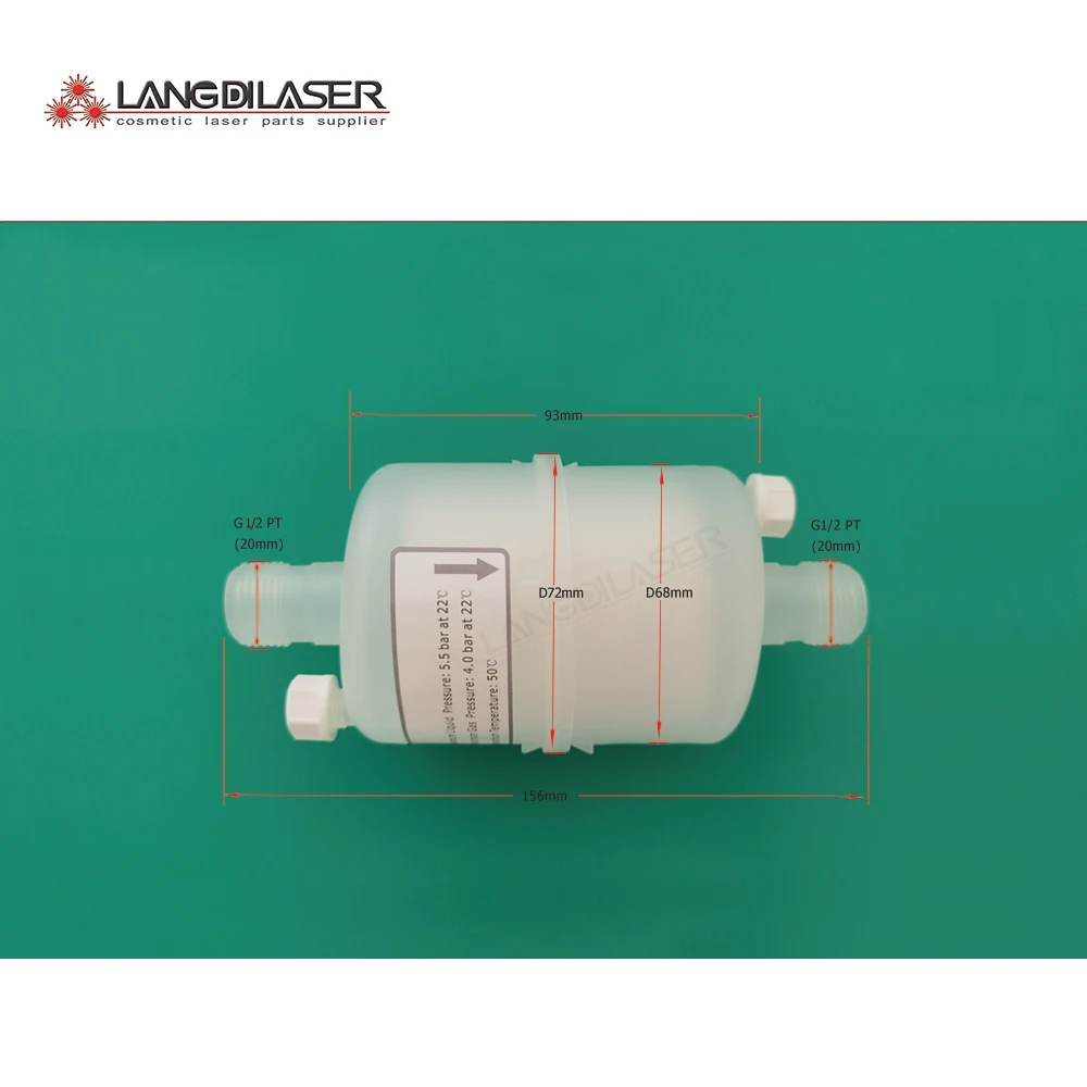 Disposable Capsule Water Filter For Diode laser & IPL Laser & Medical Laser / For PU Tube Using