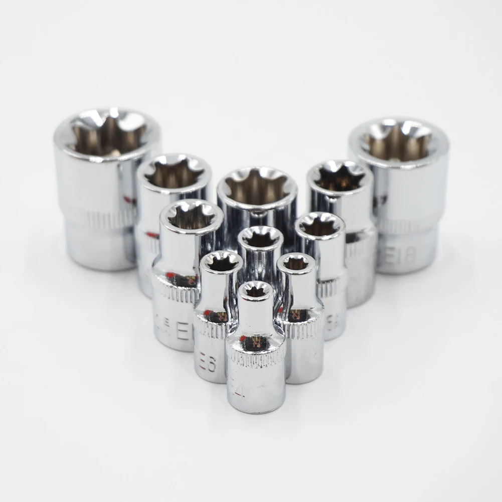 

High Quality Drive Sockets Repair Tool Accessories Auto Chrome Vanadium Steel Chrome vanadium steel E Type Repair