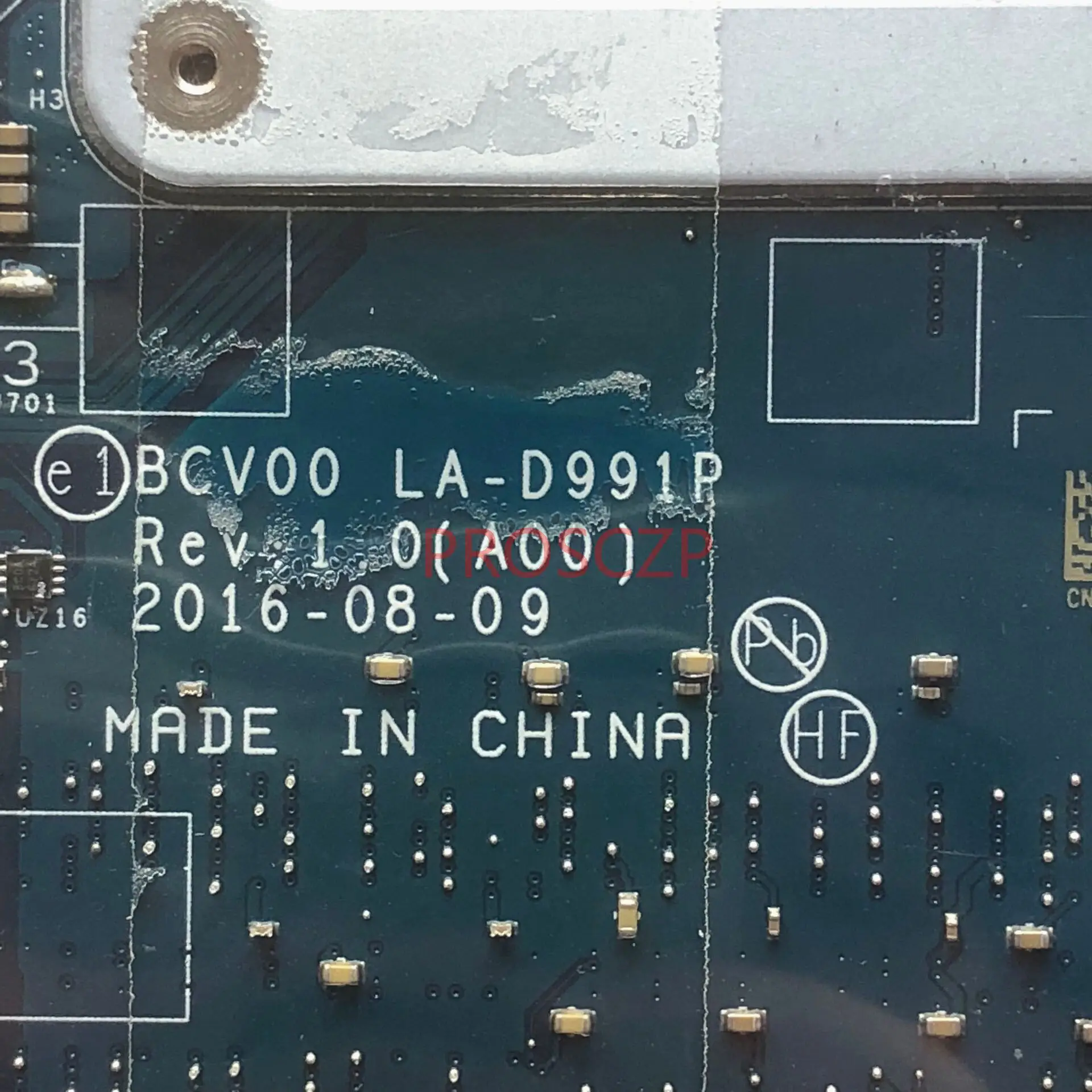 

CN-077V33 077V33 77V33 LA-D991P Высокое качество для ноутбука DELL 7566, материнская плата с процессором SR2FQ I7-6700HQ GTX960M, 100% работает хорошо