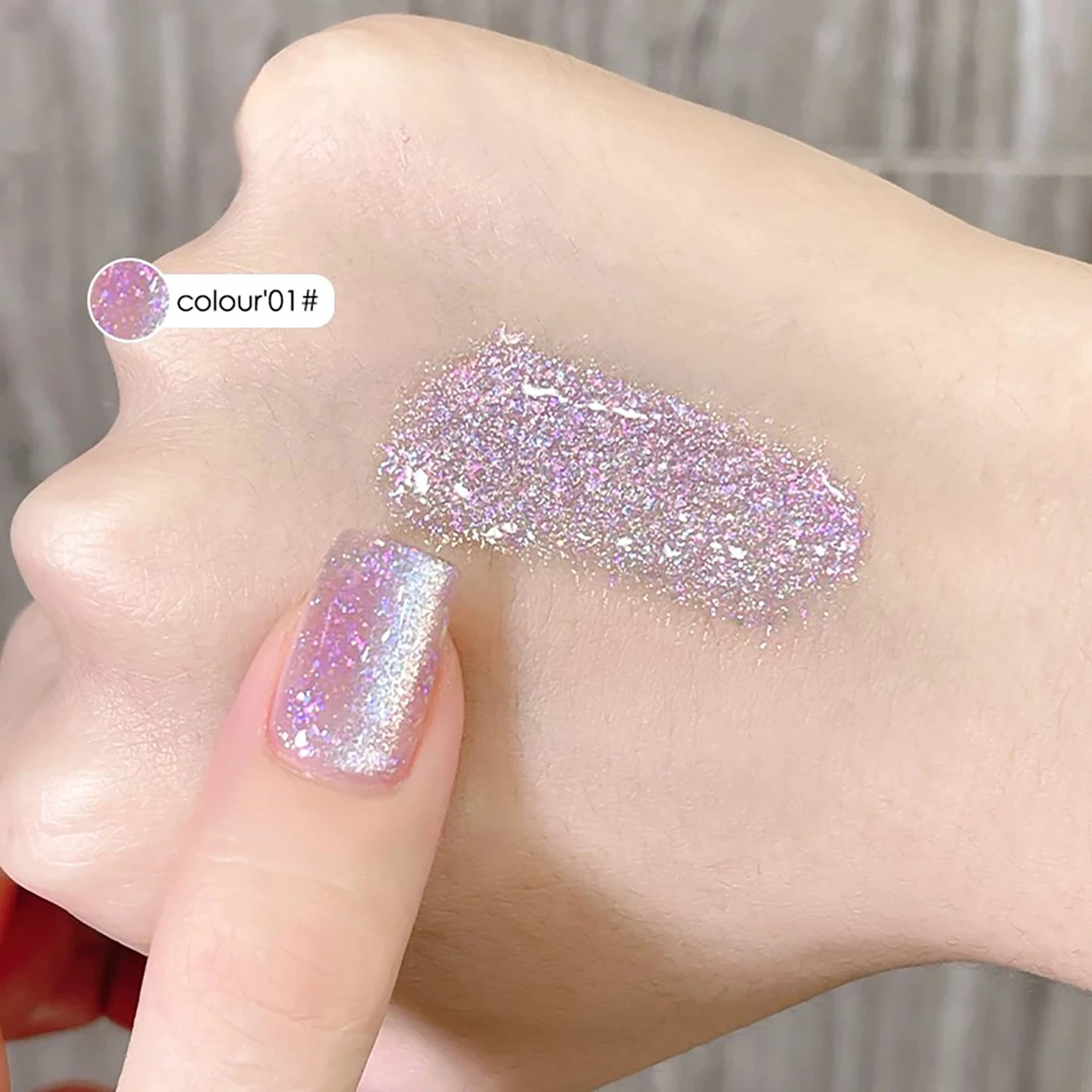 1 pz WS Glitter Crushed Ice Cat Eye Gel Smalto per unghie 2025 Popolare Sbiancamento Flash Scintillante Diamante Rotto Cat Eye Nail Art