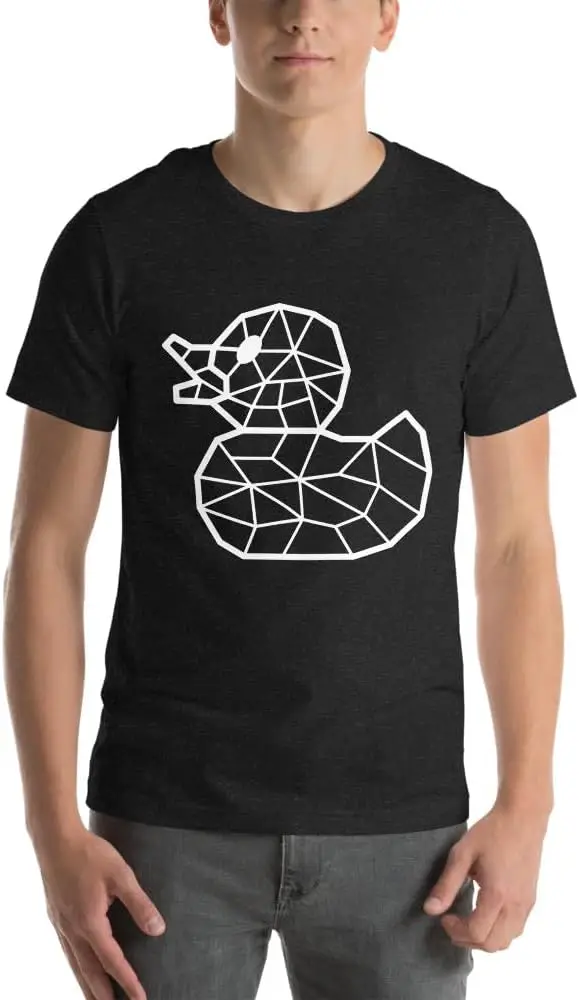 Mosaic Geometric Rubber Duck, Pre-Shrunk Ring-Spun Cotton Unisex t-Shirt