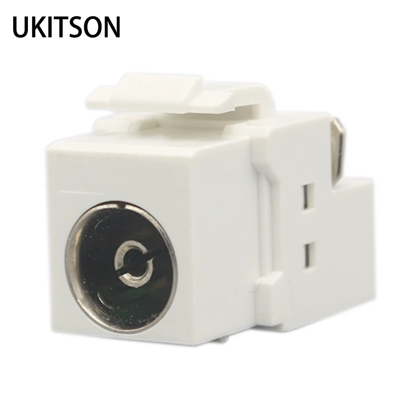 Keystone Analog TV Jack Connector Insert Cable ATV Module Socket Plug Slot For Television