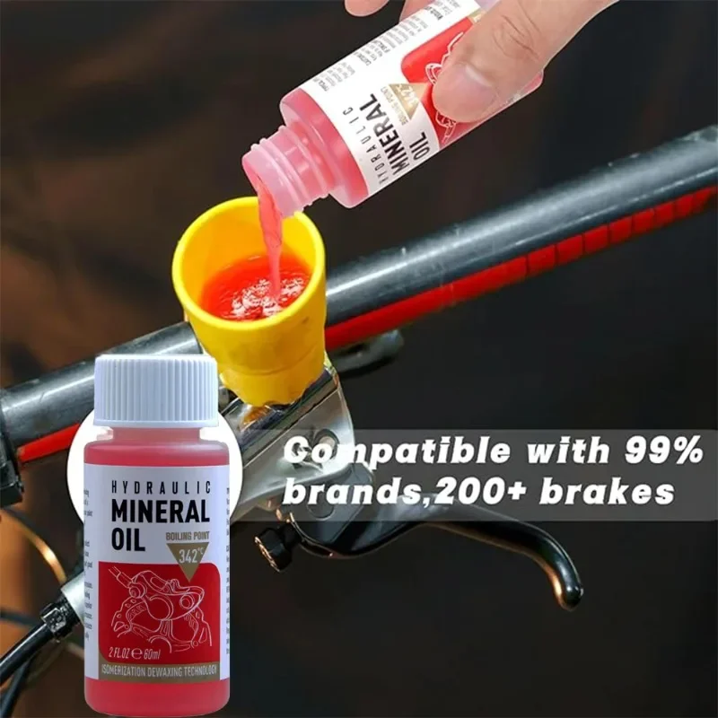 60ML Bicycle Brake Oil Bleed Kit Tools For SHIMANO,TEKTRO,Avid,Series MTB Road Bike Brake Repair Tool