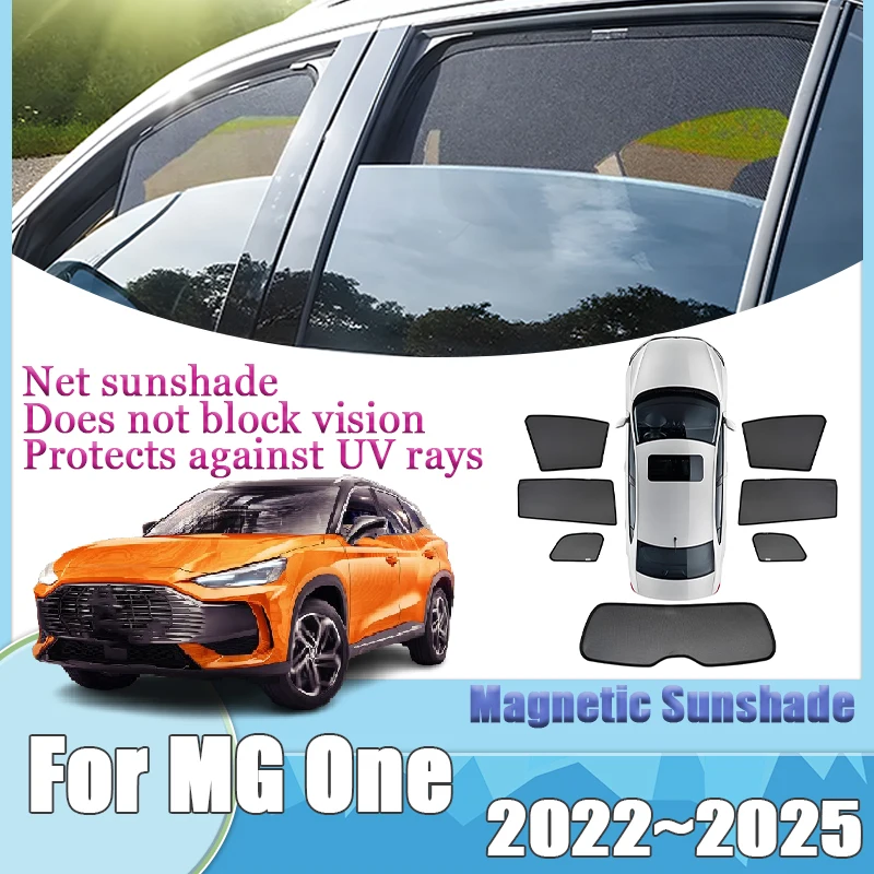 

For MG One 2022 2023 2024 2025 Magnetic Mesh Sunshades Window Cover Visor Shade Curtain Windshield Visors Parts Auto Accessories