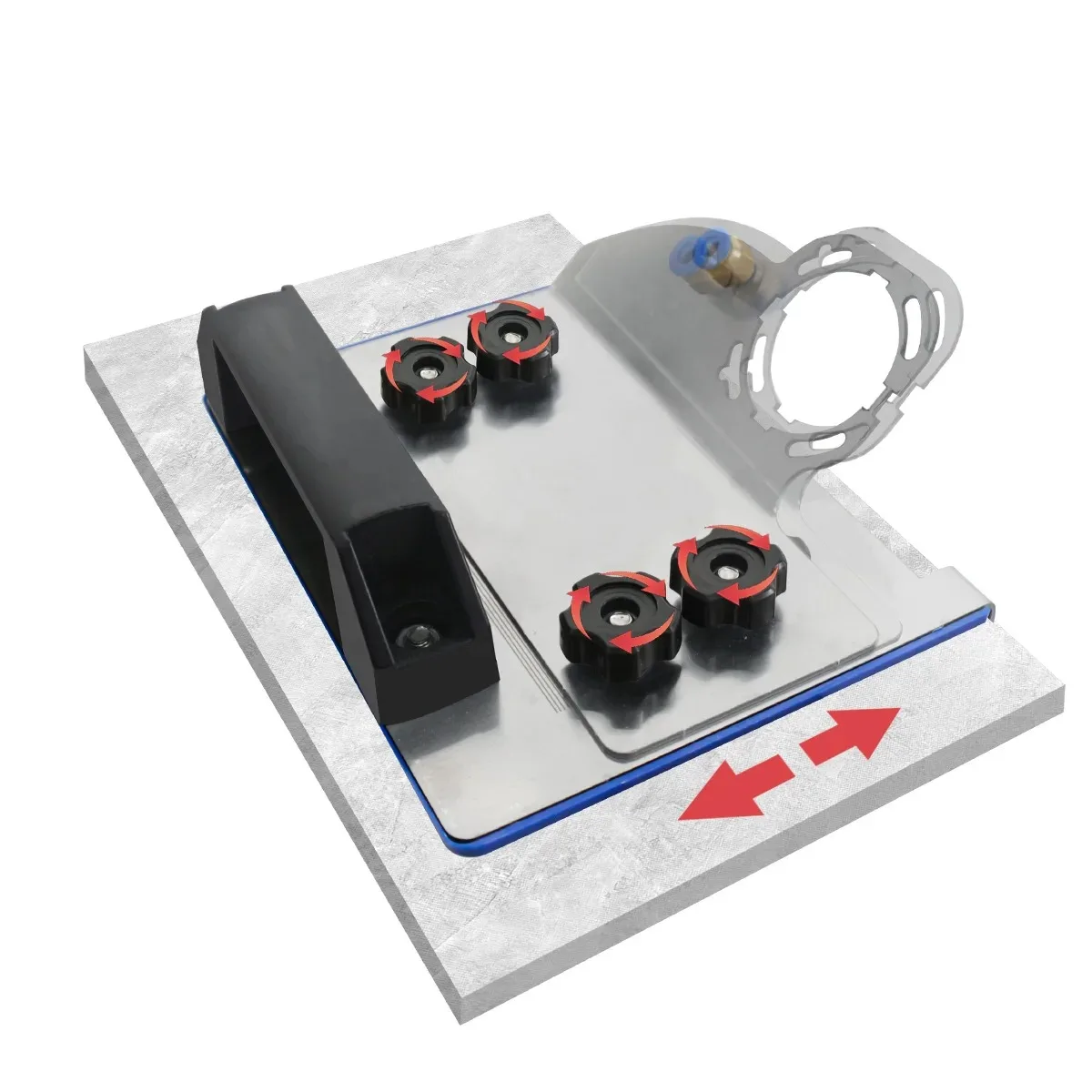 Soporte de amoladora angular para corte de chaflán de 45 grados de baldosas 45 °   Herramienta de biselado de baldosas angulares para cortar baldosas de cerámica y piedra