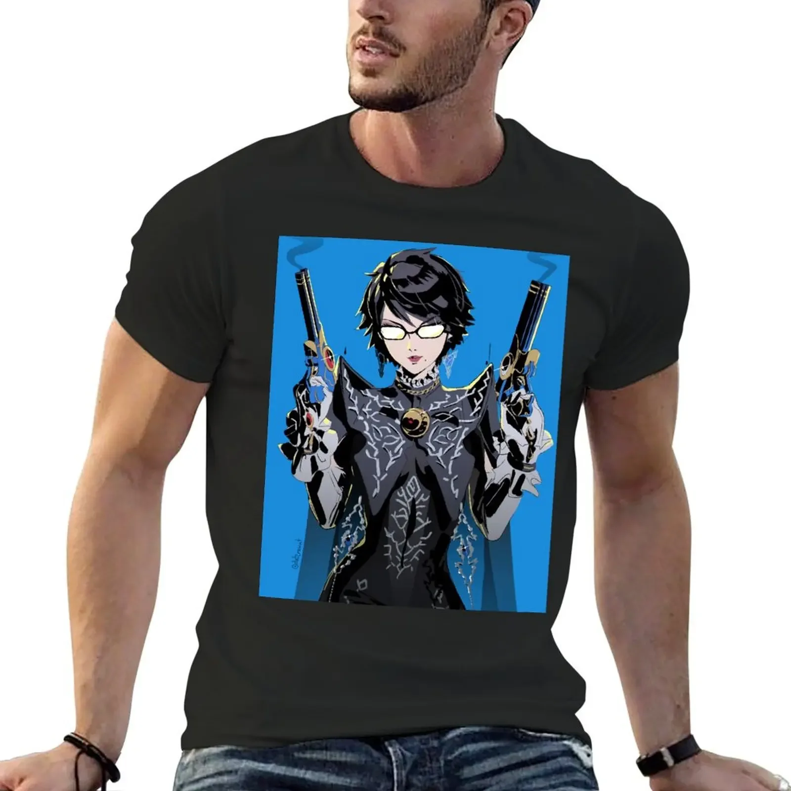 Bayonetta T-Shirt hippie clothes boys animal print boys whites T-shirts man mens designer clothes