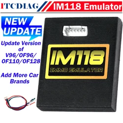 ITCARDIAG IM118 IMMO Off Emulator emulador (K-LINE/CANBUS CAR) SQU OF68 OF80 V96 OF96 Seat Occupancy Sensor Car Diagnostic Tool