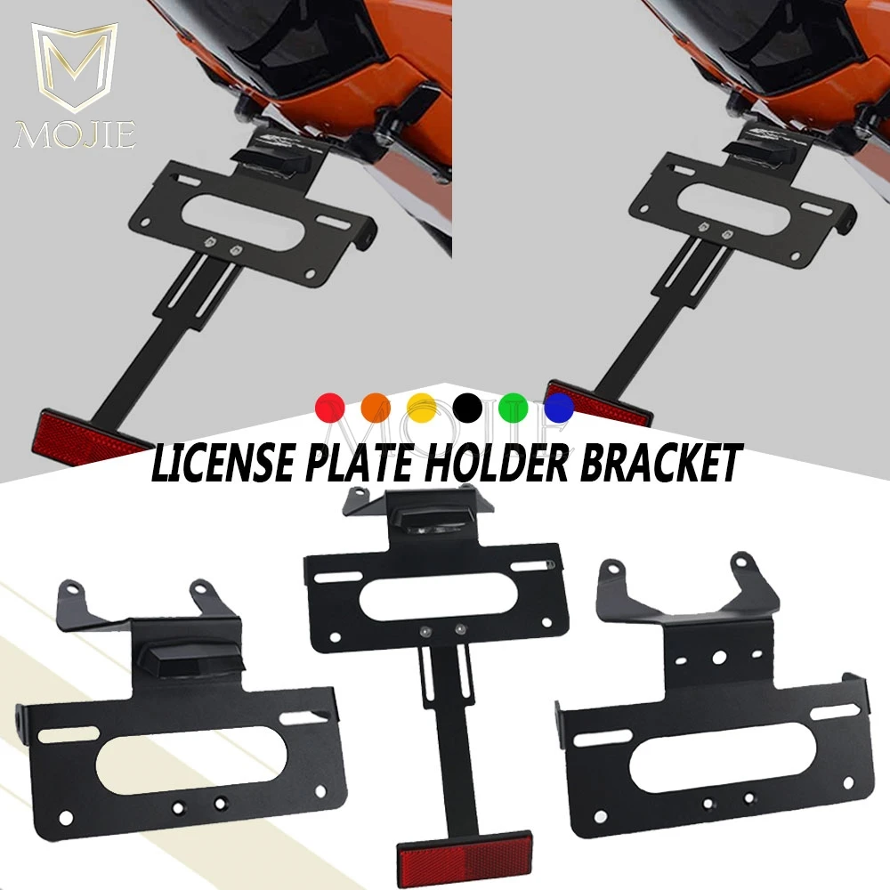 

For K-T-M 1290 Super Duke R 2013 2014 2015 2016 2017 2018 2019 License Plate Holder Bracket Rear Tail Tidy Fender Eliminator Kit