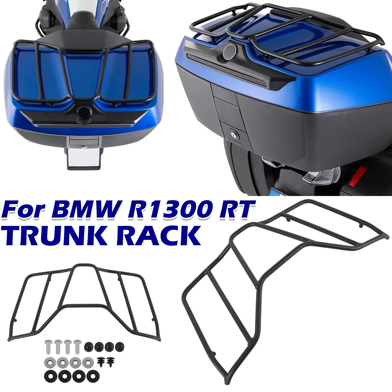 Motorcycle Accessories For BMW R1300RT R1300 2025-2026 RT Black Luggage Rack Rail Tour Pack Carrier Trunk Top Rack Rear Bracket