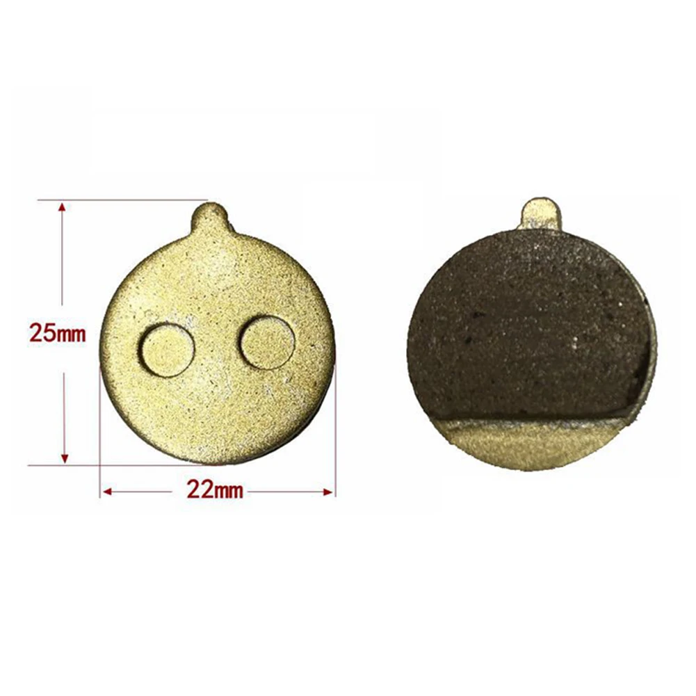 Long lasting Resin/Copper Brake Pads Suitable for 10 inch Electric Scooter Bicycle Smooth and Comfortable Braking