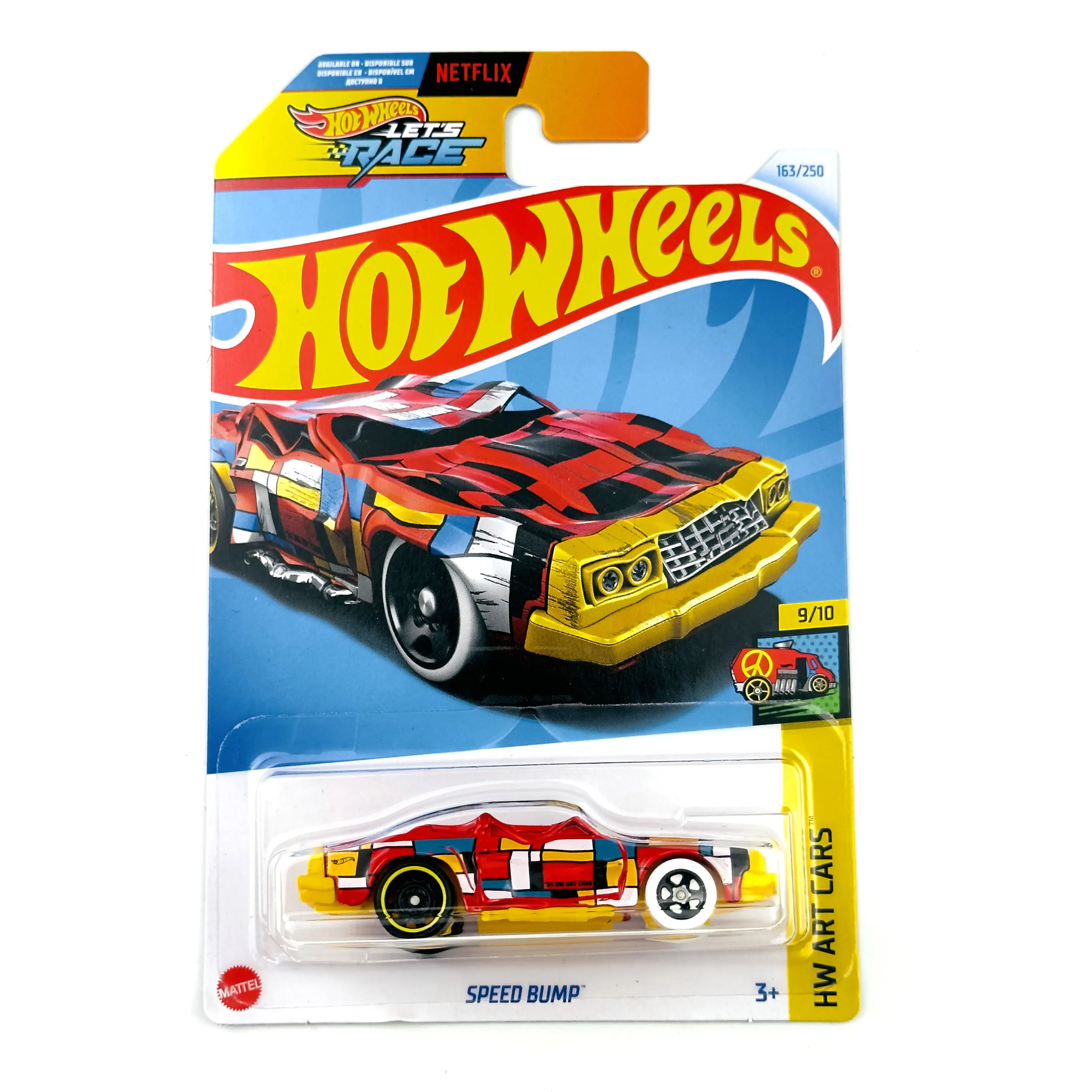 

Коллекционная металлическая модель автомобиля Hot Wheels SPEED BUMP 2024, коллекционные игрушечные автомобили 163-1/64