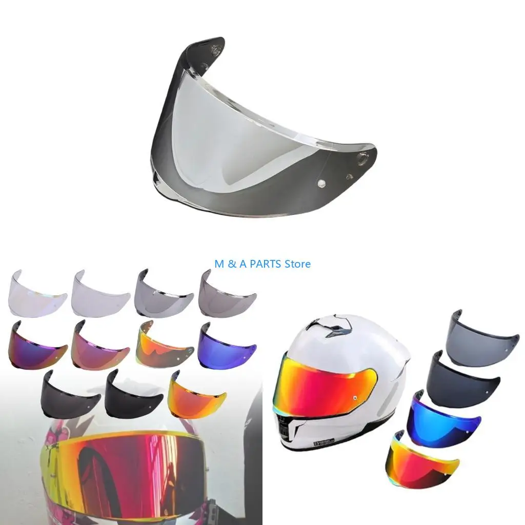 U1JF Helmet Lens, Curved Face Panel for Daily Commute for FF820 RAPID III