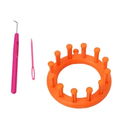 1 Set Weaving  Knitting Loom Steel Extenders Hook Kit for sock Scarf Hat Weaver Needle Sewing Knitting Tool Accessories