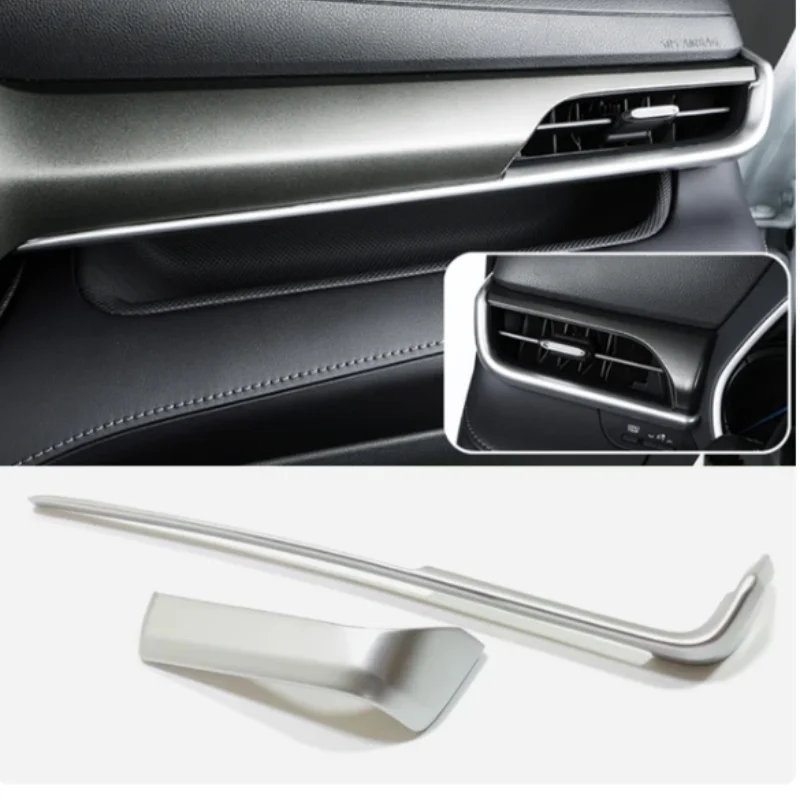 

Middle Center Console Dashboard Trim Car Interior Accessories Decoration Moldings For Toyota Highlander Kluger 2021-2024