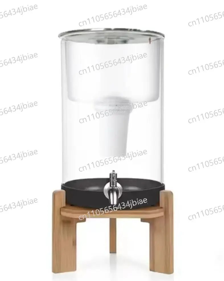 Recharge Glass Alkaline Water Filter Dispenser Countertop Water Filter System Purifier Pitcher for Home and Office