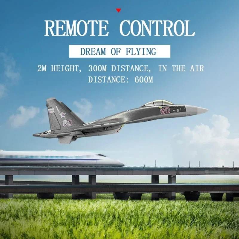 2023 Remote Control Fighter Aircraft 360°Stunt Flip Mini Aircraft SU-35 Inverted Flying Easy Operation for Beginner Children toy