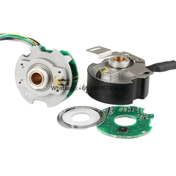 High-Precision Ultra-thin Taper Shaft Incremental Encoder 1024 Ppr 5V Servo Motor Line Drive Output Wide Temp Range