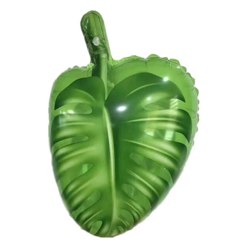 

10pcs Aluminum Foil Balloons Decorative Birthday Party Anniversary Turtle Leaf Pattern Green Coconuts Reusable