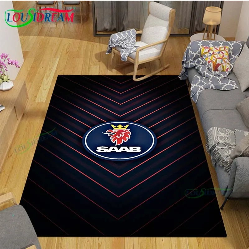 S-Scania Truck Logo Print Carpet Living Room Bedroom Carpet Balcony Bathroom Non-slip Door Mat Photography Props Birthday Gift