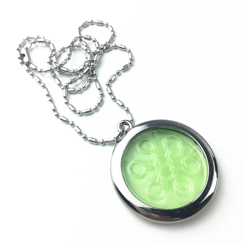 CAMAZ Amezcua Chi Pendant Glass Energy Disc Pendant  Chi Energy Necklaces relieving stress