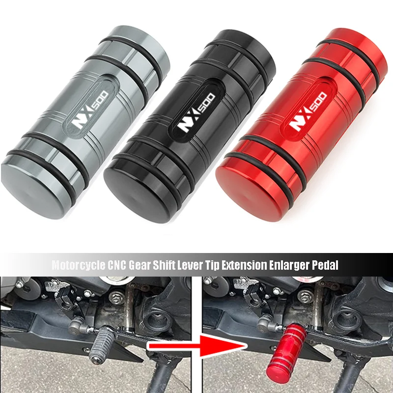 

For Honda NX500 NX 500 400 2023 2024 2025 NX400 NX-500 Motorcycle CNC Gear Shift Lever Tip Extension Enlarger Pedal Accessories