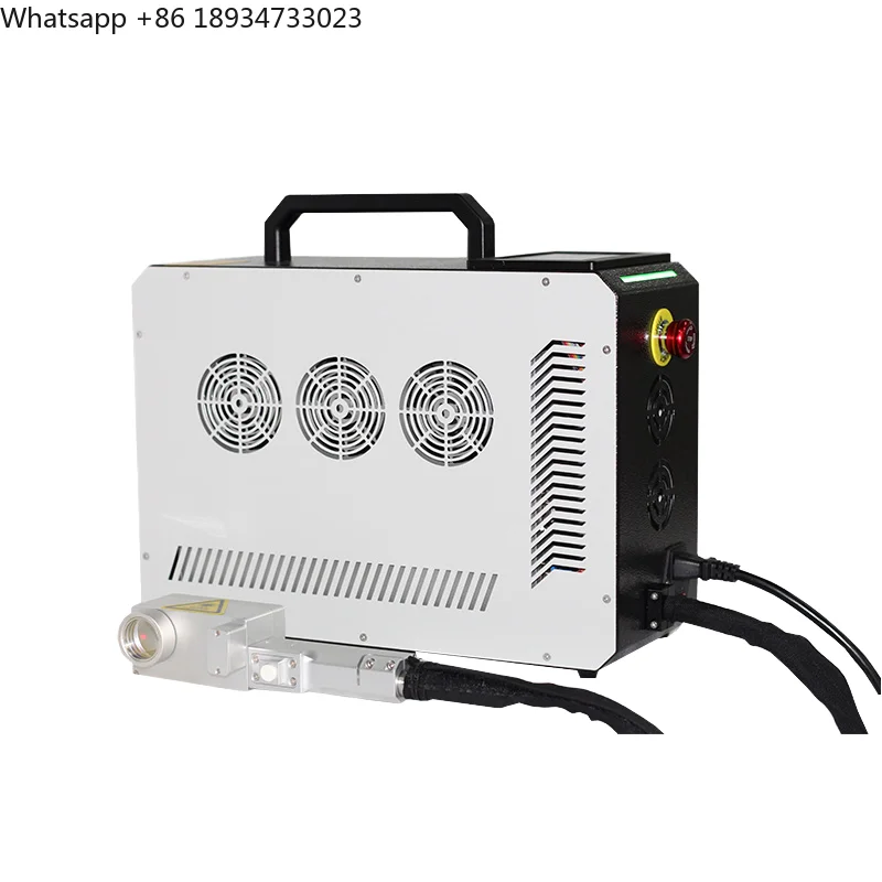 Portable Industrial Iron Laser Cleaning Machine Graffiti Removal Tool for Rust Car & Wood Air Cooling for Stone & Wood Surface