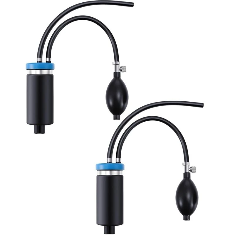 Automotive Smoke Machine Inflatable Bladder Blanking Block Off Diagnostic Car Leak Tester Detector 2Pcs Easy Intake Adapter