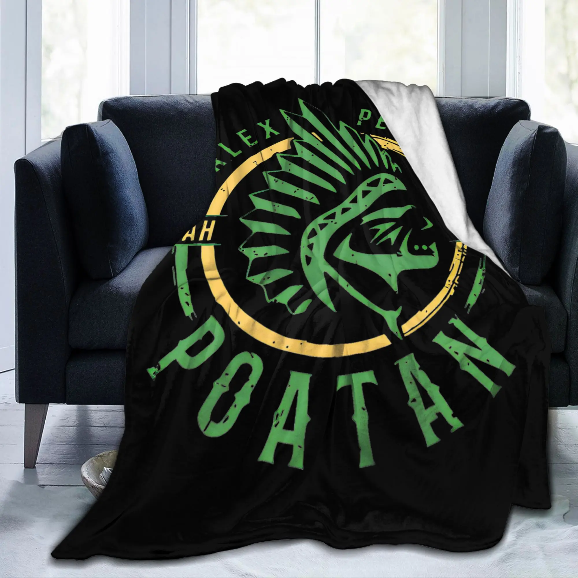Chama Poatan Alex Pereira Blanket Cover Fighting Boxing Flannel Throw Blankets Home Couch Lightweight Bedspreads Multifunction