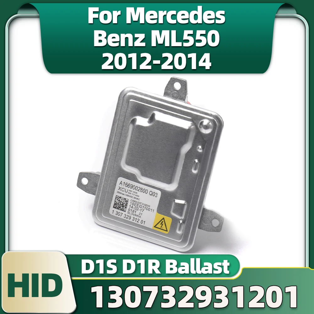 

D1S D1R Xenon Headlight HID Ballast Control Unit 130732931201 63127296090 A1669002800 For Mercedes Benz ML550 2012 2013 2014