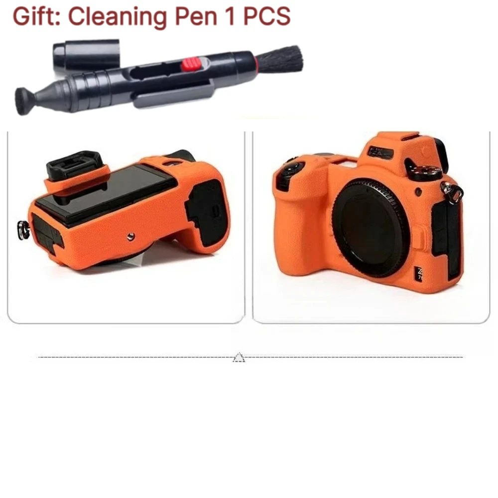 For Nikon Z6II / Z7II Photography protective cover Z72 Silicone Soft Rubber case Micro single Camera Bag+1 PCS Free Cleaning Pen