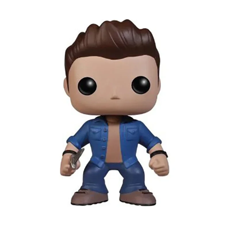 FUNKO POP Television SPN Sam and Dean Action Figure Toys Supernatural #95 Castiel #94 Dean Figuras Model Dolls Gifts