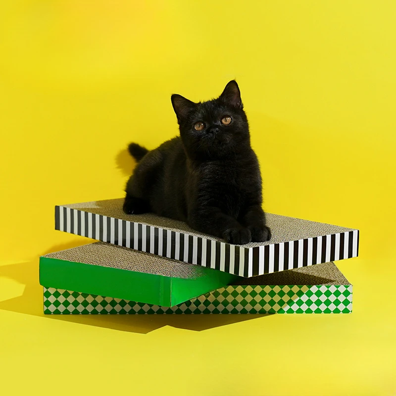 

Cat Scratch Board Corrugated Paper Straight Board Pet Scratching Board Cat-Related Products Toy