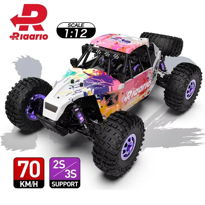 Am-D12 Rc Remote Control Car Desert Card Car Four Channel 2.4g Rtr Electric Model Cross Country Vehicle Toys Adult Children Gift