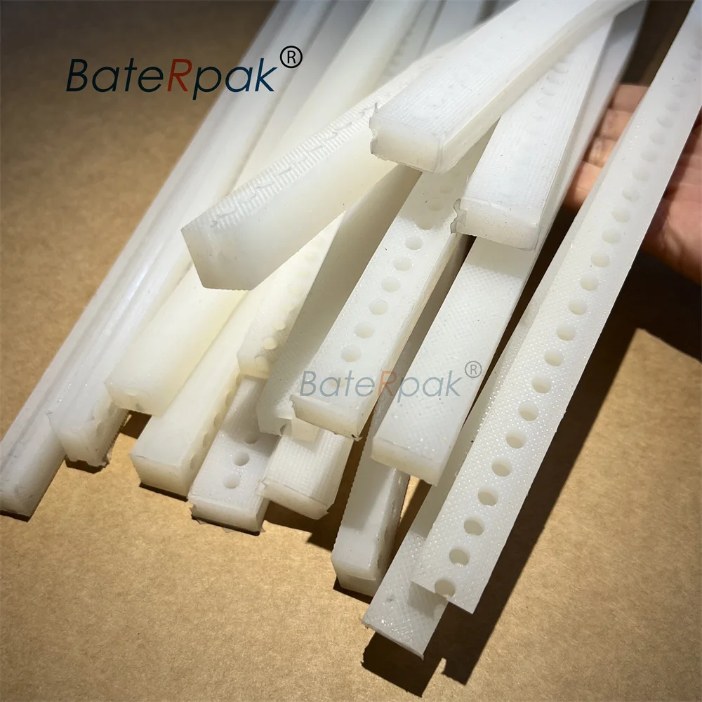 BateRpak Vacuum Sealer Silica Gel Press Bar, Vacuum Sealing Machine Part ,16x16/11mm,Length 400/500/600mm,1pcs price