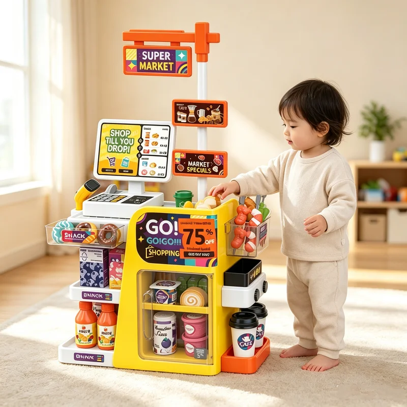 simulation-mini-supermarket-food-checkout-counter-scanning-cash-register-playing-house-kids-toys-for-pretend-play-xmas-gifts