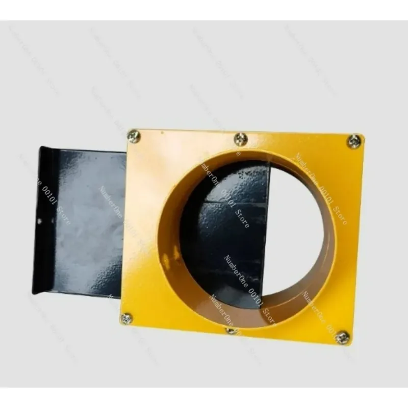 Pneumatic Slide Gate Valve 100mm 150mm, Iron Gate Valve for Dust Collector System, Replacement Part for Air Lock Discharge