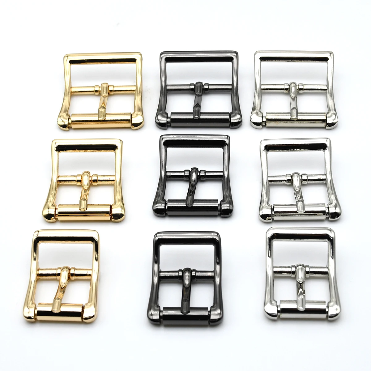 1 Piece Roller Buckle Bag Strap Adjustable Buckle Tri Glider Pin Buckle Leather Craft Bag Parts Strap Webbing Accessories