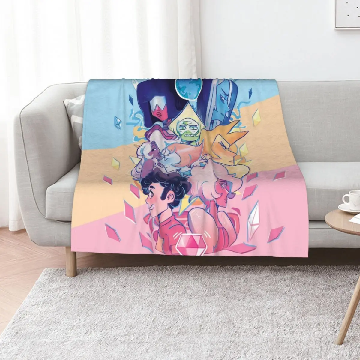 

steven universe Throw Blanket Furrys Flannel Tourist for babies Blankets