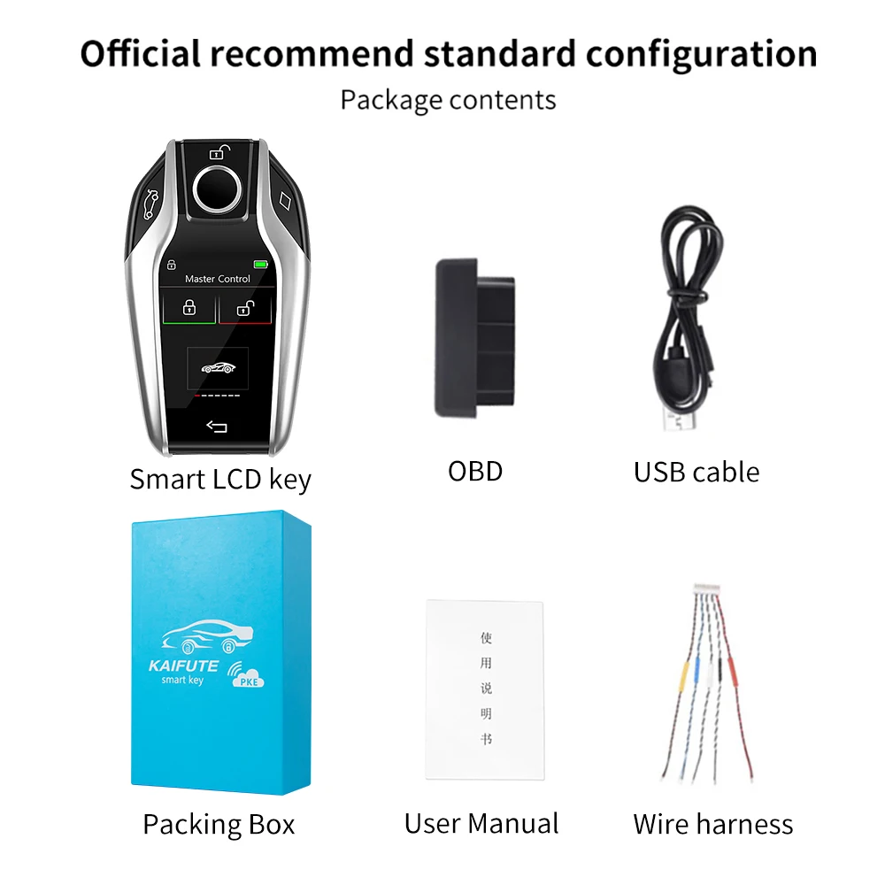 New CF618 Universal Modified Remote Smart LCD Key Displey Key Keyless Entry For BMW/Audi/Benz/Honda/Ford/Hyundai/Nissan/Opel/VW