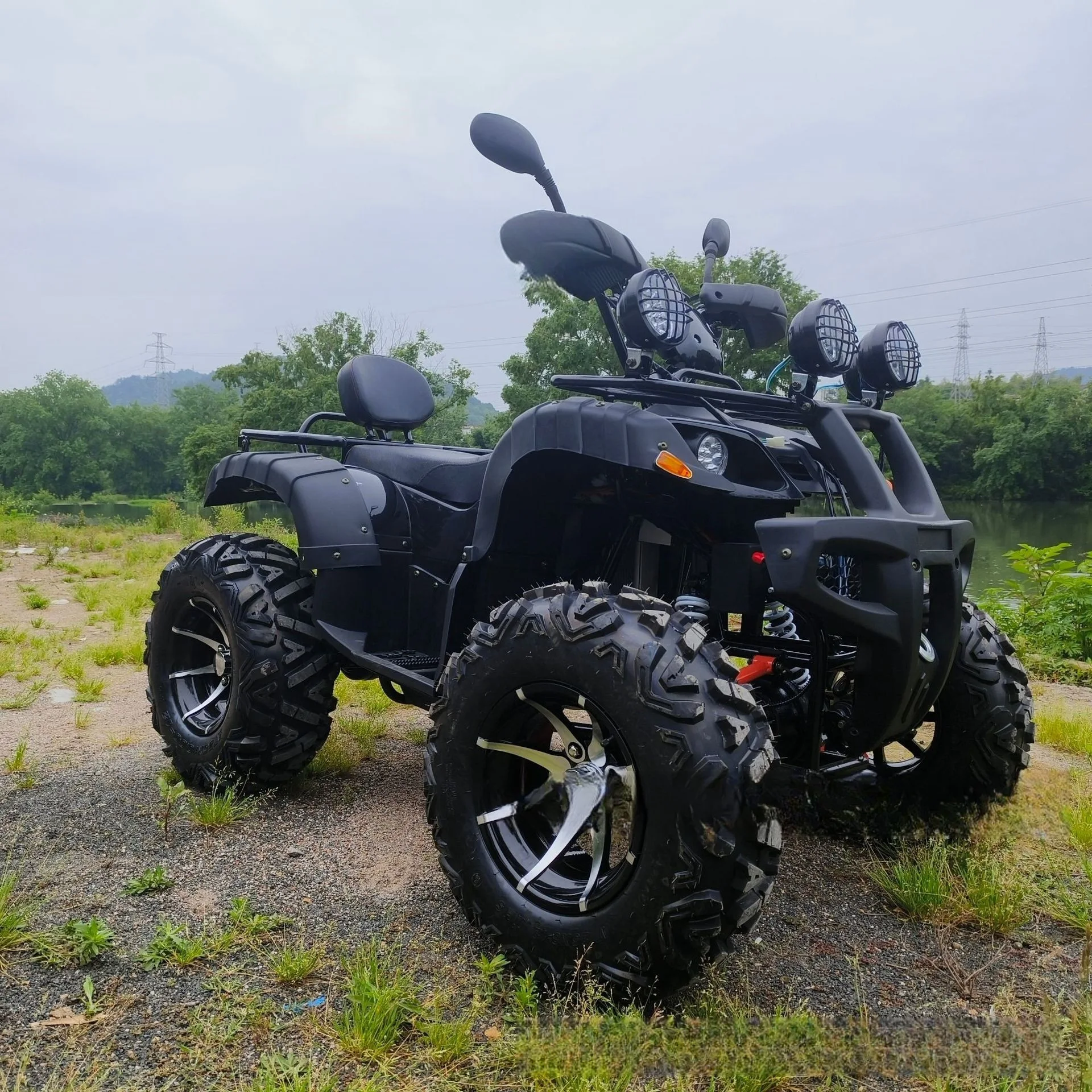 72V 1800W/60V 1000W Electric ATV/Beach Bike 2WD Convertible Big Bull ATV Farmer's Bike Motocross.